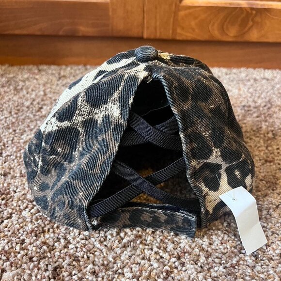 Leopard Print Cowboy Patchwork Hat 🤠 - Picture 4 of 4